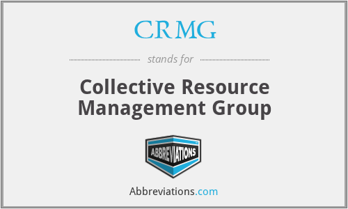 CRMG - Collective Resource Management Group