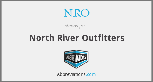 NRO - North River Outfitters