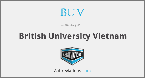 BUV - British University Vietnam