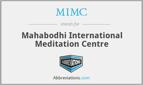 MIMC - Mahabodhi International Meditation Centre