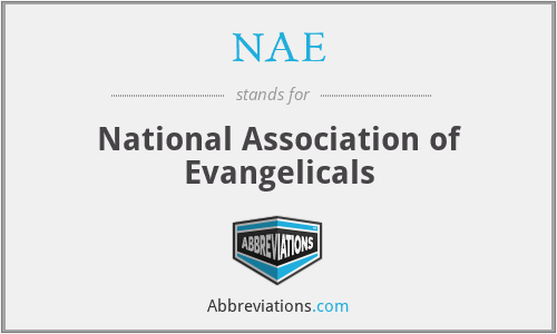 NAE - National Association of Evangelicals