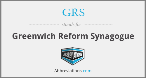 GRS - Greenwich Reform Synagogue
