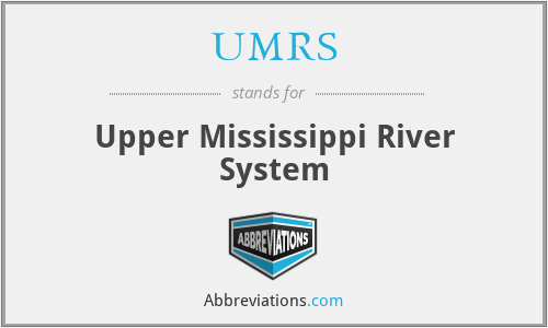 UMRS - Upper Mississippi River System