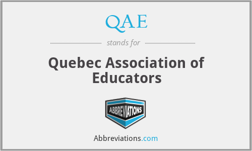 QAE - Quebec Association of Educators