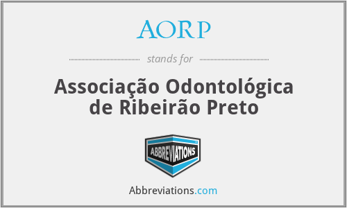 AORP - Associação Odontológica de Ribeirão Preto
