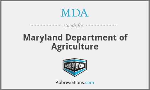 MDA - Maryland Department of Agriculture