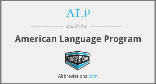 ALP - American Language Program