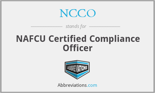 NCCO - NAFCU Certified Compliance Officer