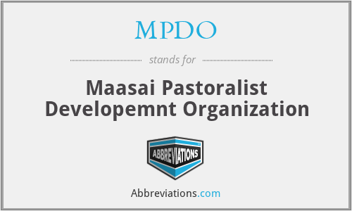 MPDO - Maasai Pastoralist Developemnt Organization
