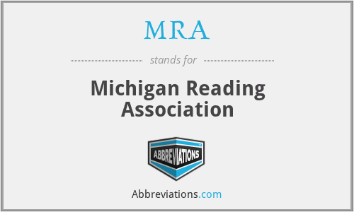 MRA - Michigan Reading Association