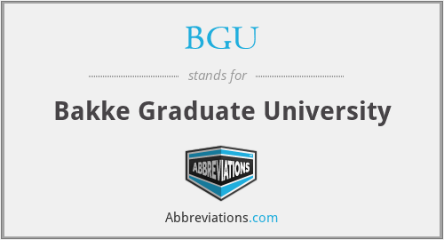 BGU - Bakke Graduate University
