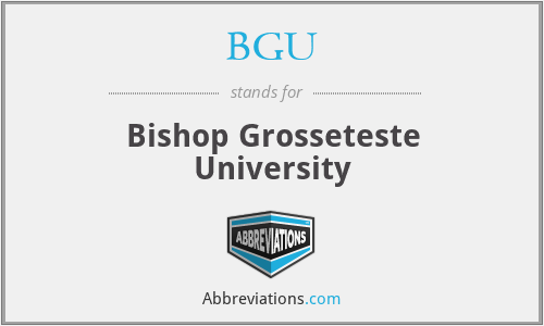 BGU - Bishop Grosseteste University
