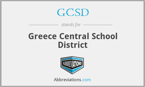 GCSD - Greece Central School District