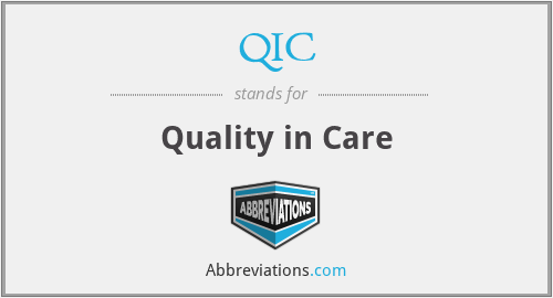 QIC - Quality in Care