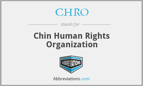 CHRO - Chin Human Rights Organization