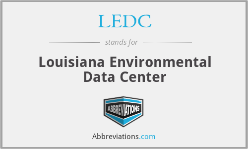 LEDC - Louisiana Environmental Data Center