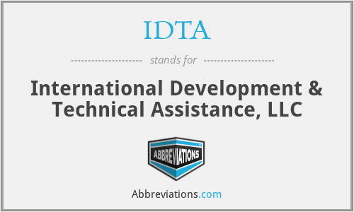 IDTA - International Development & Technical Assistance, LLC