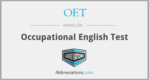 OET - Occupational English Test