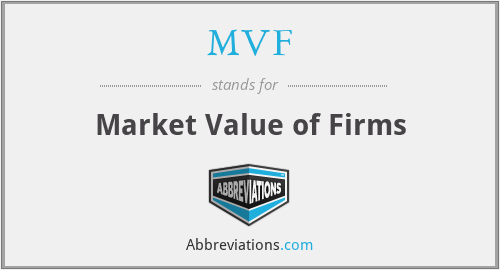 MVF - Market Value of Firms
