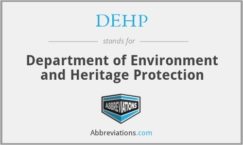 DEHP - Department of Environment and Heritage Protection