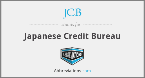 JCB - Japanese Credit Bureau