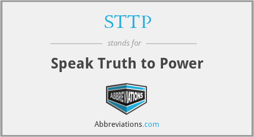 STTP - Speak Truth to Power