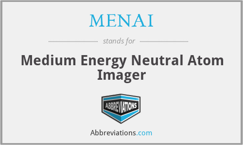 MENAI - Medium Energy Neutral Atom Imager