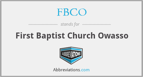 FBCO - First Baptist Church Owasso