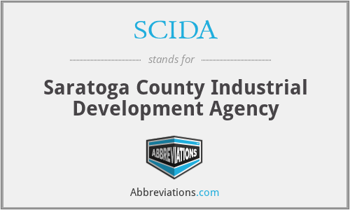 SCIDA - Saratoga County Industrial Development Agency