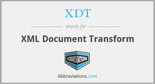 XDT - XML Document Transform
