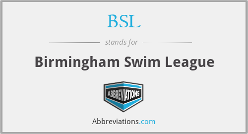 BSL - Birmingham Swim League