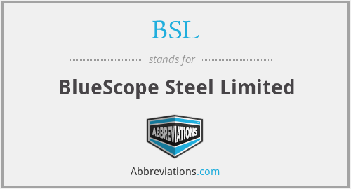 BSL - BlueScope Steel Limited