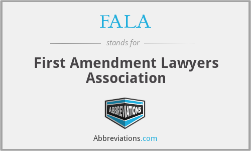 FALA - First Amendment Lawyers Association