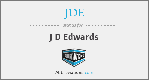 JDE - J D Edwards