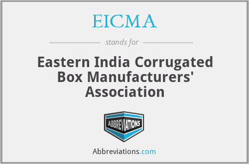 EICMA - Eastern India Corrugated Box Manufacturers' Association