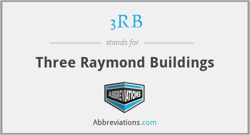 3RB - Three Raymond Buildings