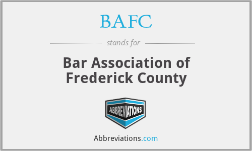 BAFC - Bar Association of Frederick County