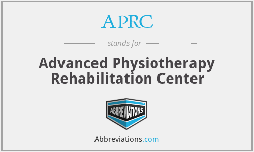 APRC - Advanced Physiotherapy Rehabilitation Center
