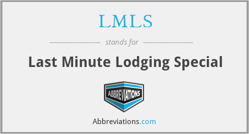 LMLS - Last Minute Lodging Special