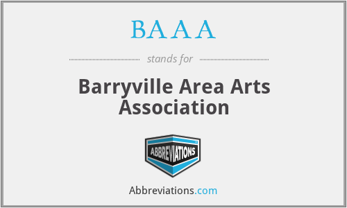 BAAA - Barryville Area Arts Association