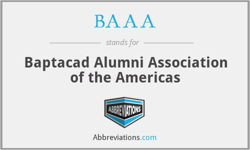 BAAA - Baptacad Alumni Association of the Americas