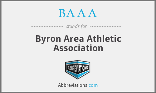 BAAA - Byron Area Athletic Association
