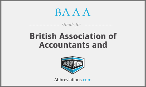 BAAA - British Association of Accountants and