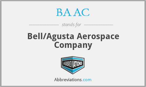 BAAC - Bell/Agusta Aerospace Company