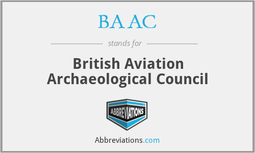 BAAC - British Aviation Archaeological Council