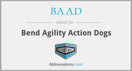 BAAD - Bend Agility Action Dogs