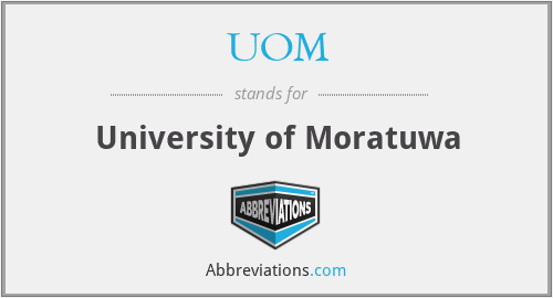 UOM - University of Moratuwa