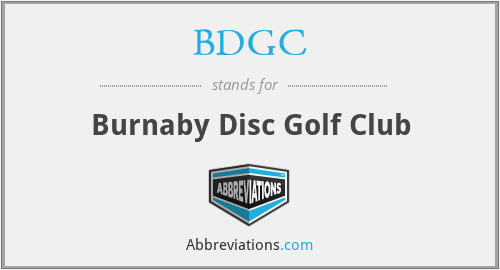 BDGC - Burnaby Disc Golf Club