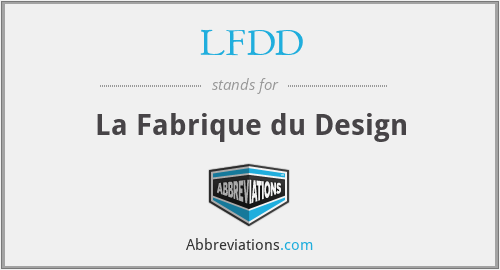 LFDD - La Fabrique du Design