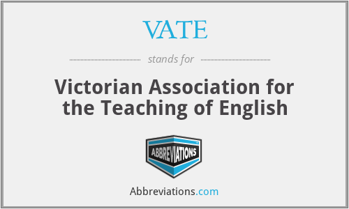 VATE - Victorian Association for the Teaching of English
